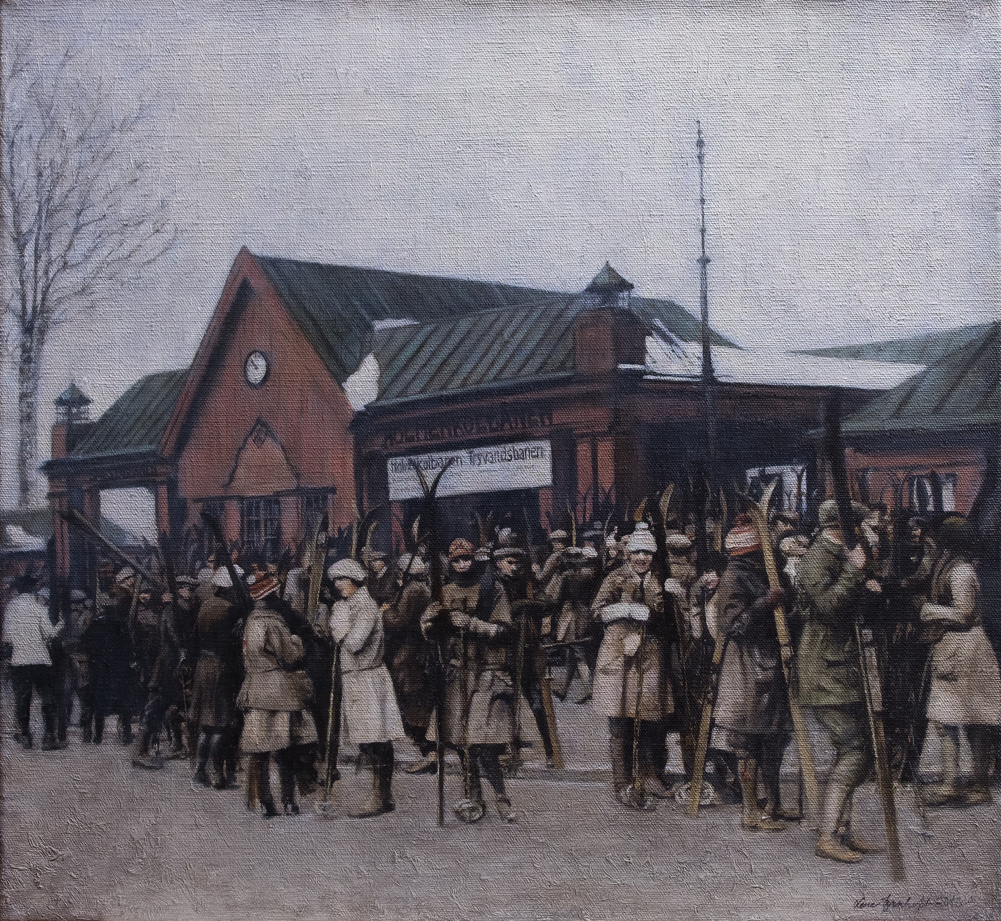 "Majorstuen stasjon, Oslo ca. 1925" 