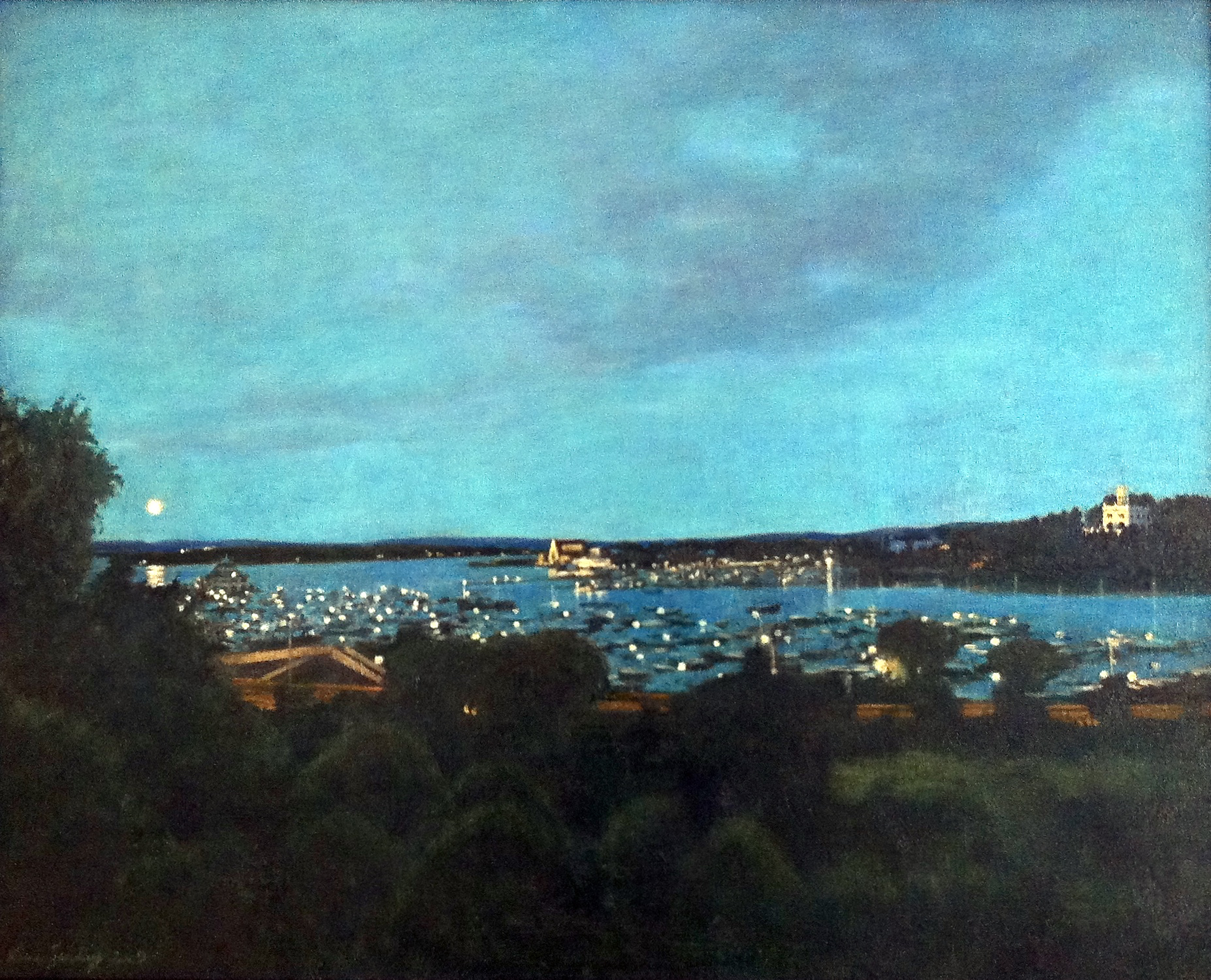 Sommernatt i Frognerkilen, Oslo