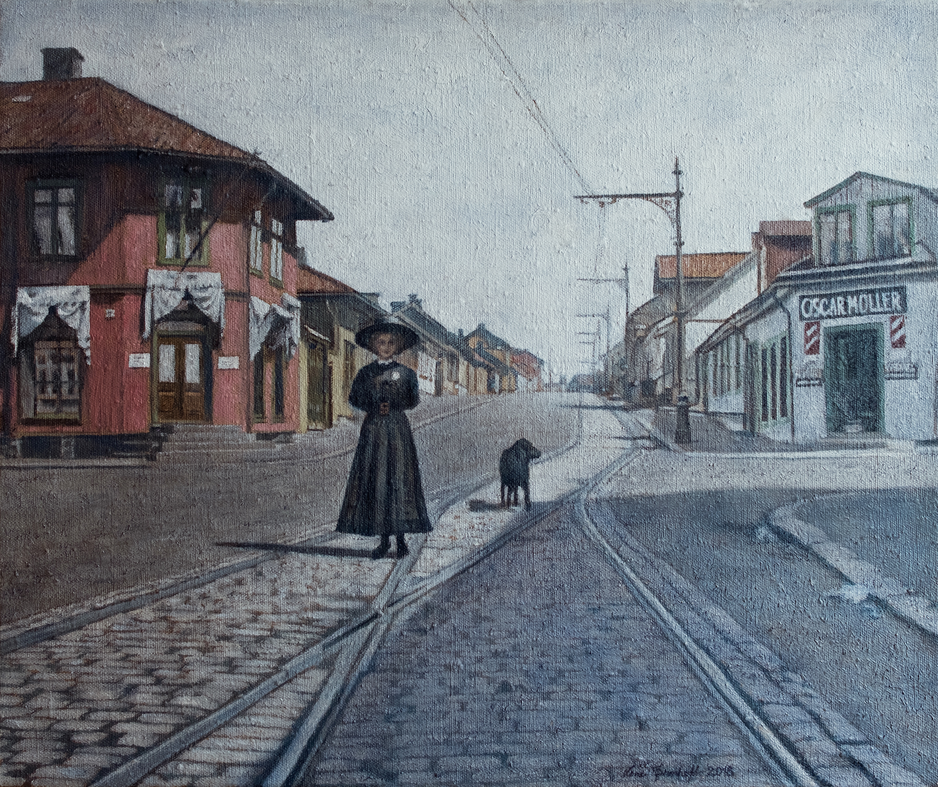 "Vålerenga, Kristiania ca. 1910" 