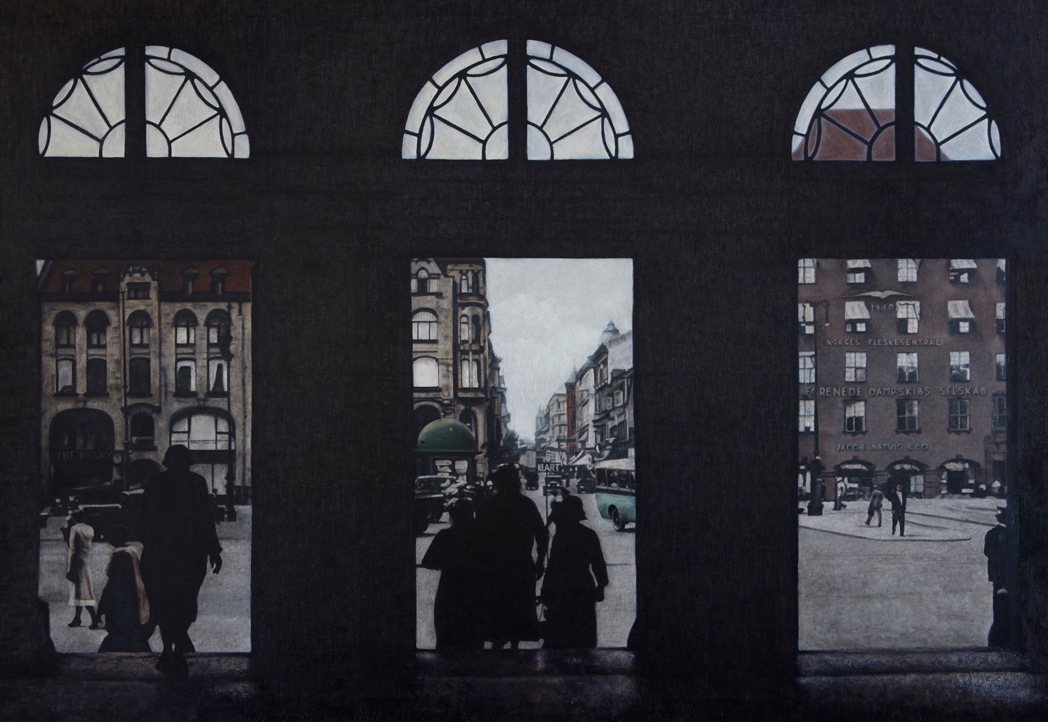 Østbanehallen, Oslo, ca. 1930
